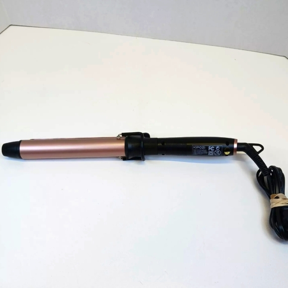 Kipozi 30mm QY-2028 Curling Iron Hair Curler With Ceramic Coating Rose Pink New - Picture 5 of 7